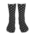 thumbnail image 1 of Bingfone Golf Balls Prirnt Women's Men's Fun Pattern and Solid Crew Socks-1 Pair Pack-Cool & Classic Novelty Design Gifts, 1 of 7