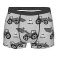 thumbnail image 1 of Bingfone Gray Tractor Men'S Underwear - Casual Stretch Boxer Briefs-Small, 1 of 9