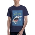 thumbnail image 1 of Bingfone Great White Shark Men'S Loose Fit Short-Sleeve Pocket T-Shirt, 1 of 7
