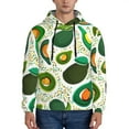 thumbnail image 1 of Bingfone Green Avocado Men'S Drawstring Hoodie Long Sleeve Pocket Sweatshirts-Medium, 1 of 9
