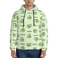 thumbnail image 1 of Bingfone Green Avocado Men'S Drawstring Hoodie Long Sleeve Pocket Sweatshirts-X-Large, 1 of 9