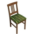 thumbnail image 1 of Bingfone Green Bamboo Fence1 Restaurant Chair Seat Covers,Removable Washable Chair Covers Protects, 1 of 1