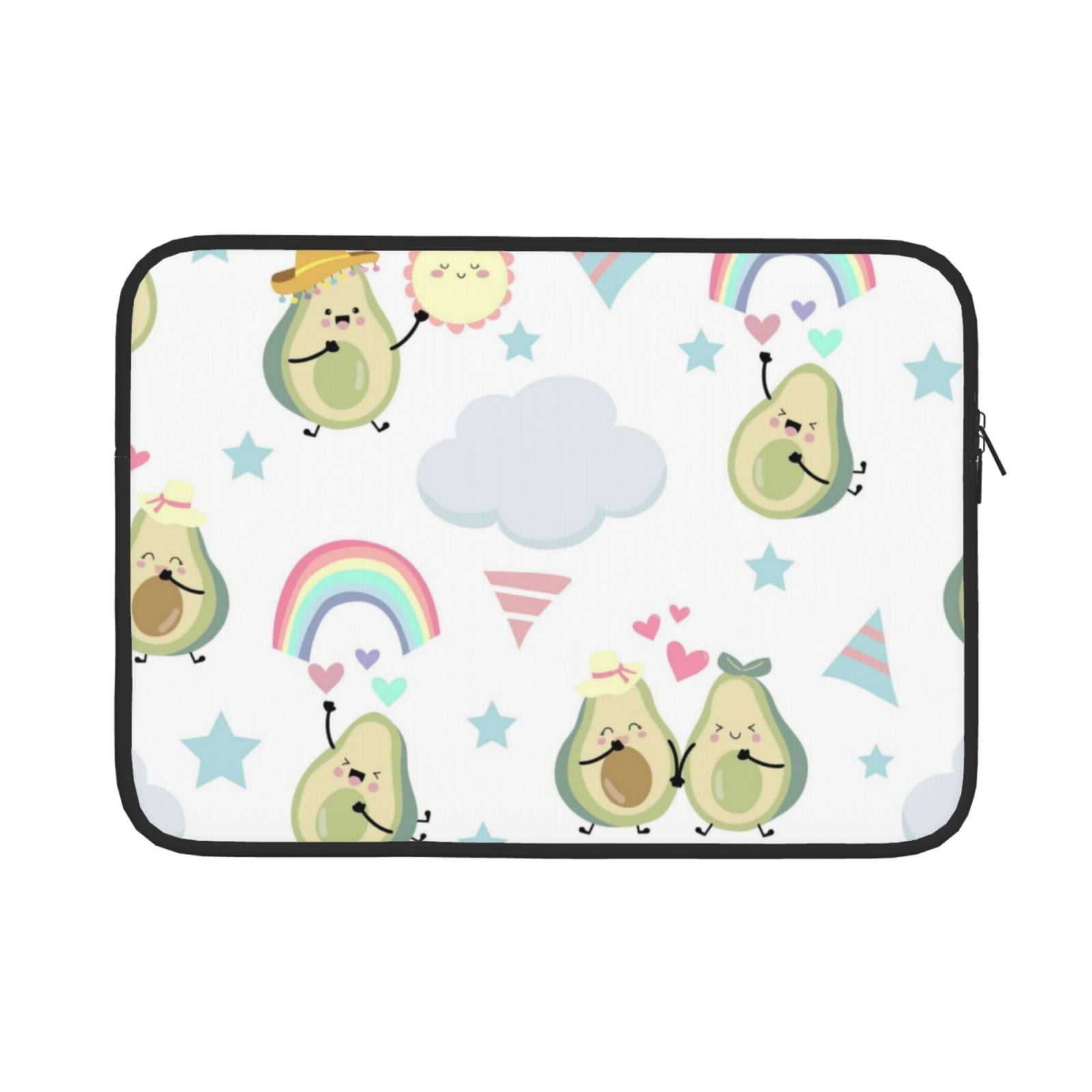 Bingfone Green Blue Avocado Laptop Sleeve Case 15 Inch, 360° Protective ...