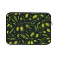 thumbnail image 1 of Bingfone Green Branch Olive Laptop Sleeve Case 13 Inch, 360° Protective Computer Carrying Bag, 1 of 9