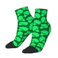 thumbnail image 1 of Bingfone Green Broccoli Design Patterned Men's Women's Casual Cotton Socks, 1 of 5