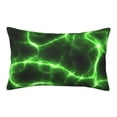 thumbnail image 1 of Bingfone Green Lightning Standard Size Pillowcase, Long Staple Pure Cotton Envelope Closure Pillow Cover,20"X30", 1 of 9