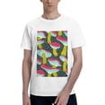 thumbnail image 1 of Bingfone Green Mushroom Men'S Loose Fit Short-Sleeve Pocket T-Shirt, 1 of 7