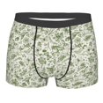 thumbnail image 1 of Bingfone Green Rabbit Men's Underwear - Casual Stretch Boxer Briefs-XX-Large, 1 of 7