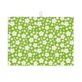 thumbnail image 1 of Bingfone Green White Flowers ,18" x 24"Dish Drying Mat for Kitchen Counter,Ultra Absorbent Microfiber, 1 of 7