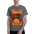thumbnail image 1 of Bingfone Halloween Pumpkin Men'S Loose Fit Short-Sleeve Pocket T-Shirt, 1 of 7