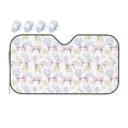 thumbnail image 1 of Bingfone Hand Drawn Rabbit Car Windshield Sunshade,Sun Foldable Sun Shield Sun Visor for Car - Medium, 1 of 8