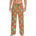 thumbnail image 1 of Bingfone Hand Drawn Strawberry Mens All Over Print Sleep Pajama Pants-Large, 1 of 5