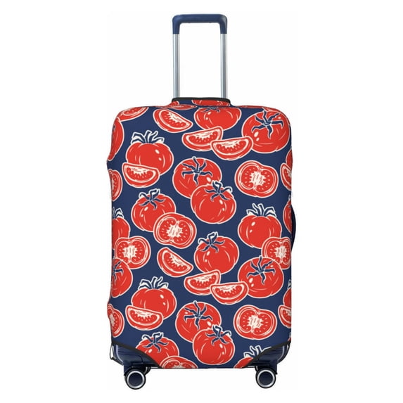 Bingfone Hand Drawn Tomatoes Luggage Cover Washable Suitcase Cover Protector Anti-scratch Suitcase cover Fits 18-32 Inch Luggage