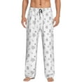thumbnail image 1 of Bingfone Hand Drawn Turtle Mens All Over Print Sleep Pajama Pants-XX-Large, 1 of 5