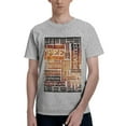 thumbnail image 1 of Bingfone Hand Drawn Vintage Coffee Men'S Loose Fit Short-Sleeve Pocket T-Shirt, 1 of 7