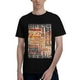 thumbnail image 1 of Bingfone Hand Drawn Vintage Coffee Men'S Loose Fit Short-Sleeve Pocket T-Shirt, 1 of 7