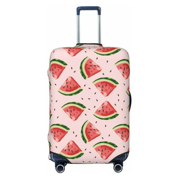 Bingfone Hand Drawn Watermelon Luggage Cover Washable Suitcase Cover Protector Anti-scratch Suitcase cover Fits 18-32 Inch Luggage