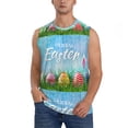 thumbnail image 1 of Bingfone Happy Easter Pattern Men's Tank Tops Workout Sleeveless Tee Shirts Running Beach Tanks for Men-Small, 1 of 8
