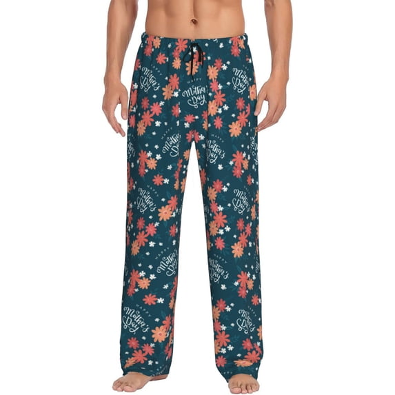 Bingfone Happy Mother's Day Mens All Over Print Sleep Pajama Pants-Small