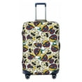 thumbnail image 1 of Bingfone Happy Skeleton Luggage Cover Washable Suitcase Cover Protector Anti-scratch Suitcase cover Fits 18-32 Inch Luggage, 1 of 8