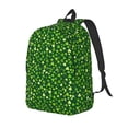 thumbnail image 1 of Bingfone Happy St. Patrick's day Print Canvas College Laptop Backpack, Large Capacity Lightweight College Bookbag Casual Daypack-Small, 1 of 5
