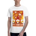 thumbnail image 1 of Bingfone Happy Thanksgiving Three Gnomes Men'S Loose Fit Short-Sleeve Pocket T-Shirt, 1 of 7