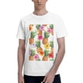 thumbnail image 1 of Bingfone Hawaiian Pineappl Men'S Loose Fit Short-Sleeve Pocket T-Shirt, 1 of 7