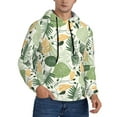 thumbnail image 1 of Bingfone Hawaiian Style Men's Drawstring Hoodie Long Sleeve Pocket Sweatshirts-X-Large, 1 of 6