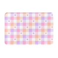 thumbnail image 1 of Bingfone Heart Buffalo Plaid Door Mat 16"X24" Front Entrance Non-Slip Low Profile Washable For Entryway, 1 of 1