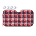 thumbnail image 1 of Bingfone Heart Plaid Car Windshield Sunshade,Sun Foldable Sun Shield Sun Visor for Car - Small, 1 of 8