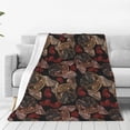 thumbnail image 1 of Bingfone Hearts and French Bulldog Print Flannel Fleece Blanket Throw Blanket for Bed,Sofa,Couch,Travel,Camping(40"x30" ), 1 of 8