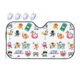 thumbnail image 1 of Bingfone Hello Summer Cat Car Windshield Sunshade,Sun Foldable Sun Shield Sun Visor for Car - Small, 1 of 8