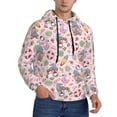 thumbnail image 1 of Bingfone Hello Summer With Gnome Men's Drawstring Hoodie Long Sleeve Pocket Sweatshirts-X-Large, 1 of 6