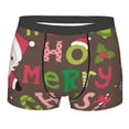 thumbnail image 1 of Bingfone Ho Ho Ho Merry Christmas Men's Underwear - Casual Stretch Boxer Briefs-Large, 1 of 7