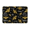 thumbnail image 1 of Bingfone Hohey Bee Golden Embroidery Door Mat 16"X24" Front Entrance Non-Slip Low Profile Washable For Entryway, 1 of 9