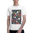 thumbnail image 1 of Bingfone Holiday Christmas Cookies Men'S Loose Fit Short-Sleeve Pocket T-Shirt, 1 of 7