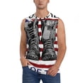 thumbnail image 1 of Bingfone Home Of The Free Because Of The Brave Pattern Men's Tank Tops Workout Sleeveless Tee Shirts Running Beach Tanks for Men-3X-Large, 1 of 4