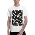 thumbnail image 1 of Bingfone Honey Bees At Night Men'S Loose Fit Short-Sleeve Pocket T-Shirt, 1 of 7