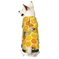 thumbnail image 1 of Bingfone Honeycombs Dog Clothes Hoodie, Pet Winter Coat,Puppy Sweatshirts For Small Dogs Boy Girl,Suitable For All Breeds-X-Small, 1 of 9