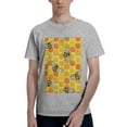 thumbnail image 1 of Bingfone Honeycombs Men'S Loose Fit Short-Sleeve Pocket T-Shirt, 1 of 7