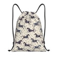 thumbnail image 1 of Bingfone Horse Drawstrings Backpacks Bags for Men Women Gym Drawstrings Bag-Small, 1 of 8