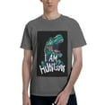 thumbnail image 1 of Bingfone Hungry Tyrannosaurus Men'S Loose Fit Short-Sleeve Pocket T-Shirt, 1 of 7