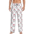 thumbnail image 1 of Bingfone I Love My Dad Mens All Over Print Sleep Pajama Pants-Small, 1 of 6