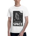 thumbnail image 1 of Bingfone I Need More Space Men'S Loose Fit Short-Sleeve Pocket T-Shirt, 1 of 7