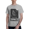 thumbnail image 1 of Bingfone I Need More Space Men'S Loose Fit Short-Sleeve Pocket T-Shirt, 1 of 7