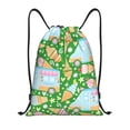 thumbnail image 1 of Bingfone Icecream Truck Drawstrings Backpacks Bags For Men Women Gym Drawstrings Bag, 1 of 9