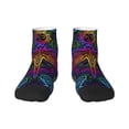 thumbnail image 1 of Bingfone Indian Mandalas Dragonfly Design Patterned Men'S Women'S Casual Cotton Socks, 1 of 9