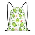 thumbnail image 1 of Bingfone Kawaii Avocado Drawstrings Backpacks Bags For Men Women Gym Drawstrings Bag, 1 of 9