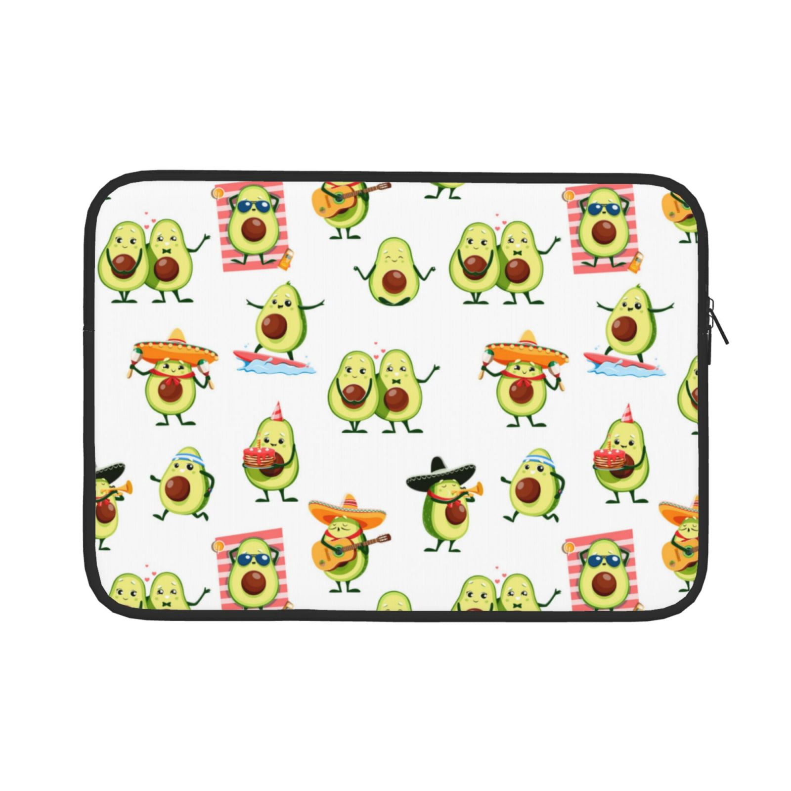 Bingfone Kawaii Mexican Avocado Laptop Sleeve Case , 360° Protective ...