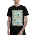 thumbnail image 1 of Bingfone Kawaii Sushi Men'S Loose Fit Short-Sleeve Pocket T-Shirt, 1 of 7